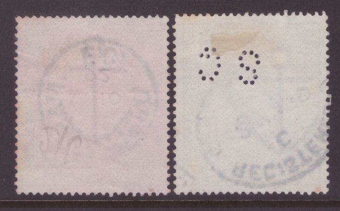 Storbritannien 1883/1884 - sæt - Stanley Gibbons 178-183