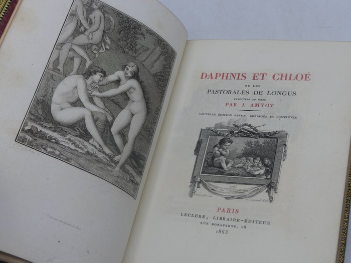 Amyot - Daphnis et Chloe ou les pastorales de Longus - 1863