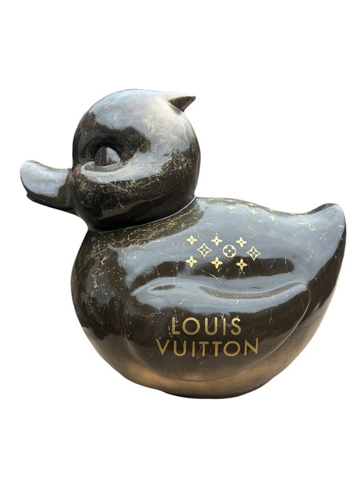 AmsterdamArts - XL Luis Vuitton luxury marble gold Duck