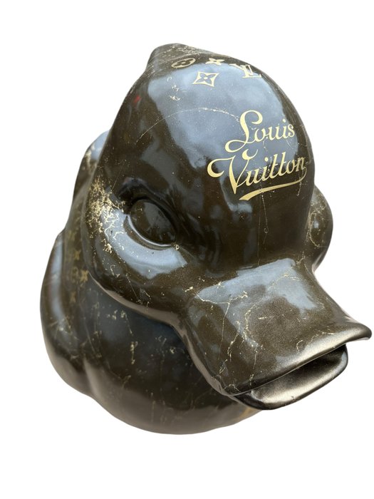 AmsterdamArts - XL Luis Vuitton luxury marble gold Duck