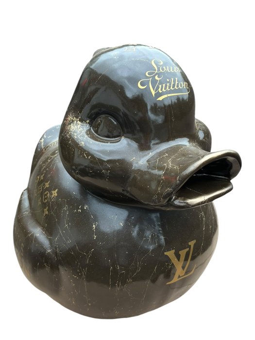 AmsterdamArts - XL Luis Vuitton luxury marble gold Duck