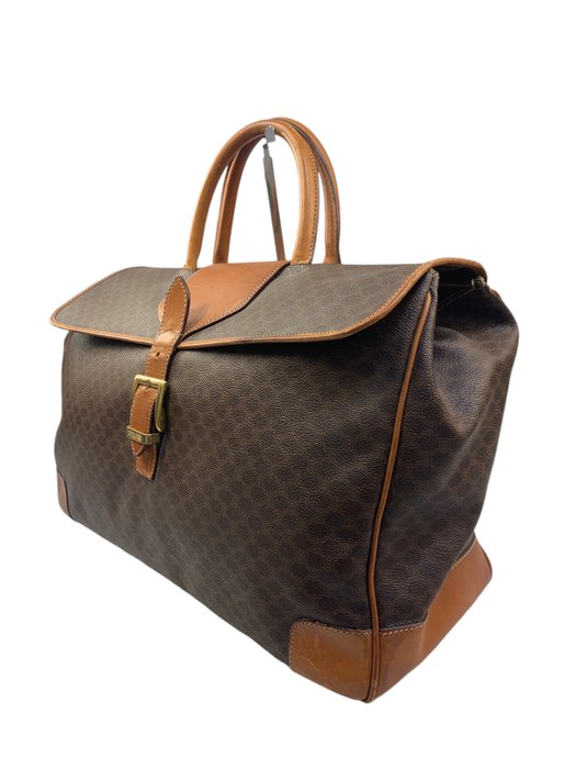 Céline - Unisex Brown Leather Big Boston - Rejsetaske