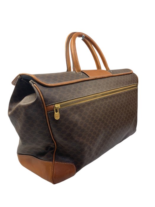 Céline - Unisex Brown Leather Big Boston - Rejsetaske