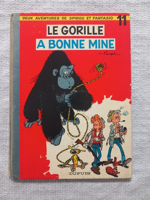 Spirou et Fantasio T11 - Le Gorille a bonne mine - C - 1 Album - Første udgave - 1959