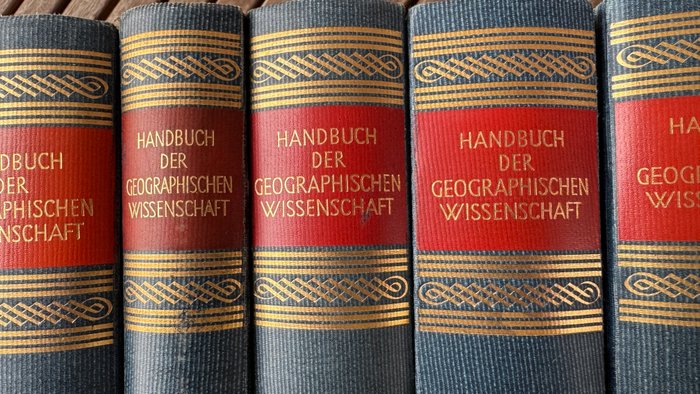 Fritz Klute (Hrsg.) - Handbuch der Geographischen Wissenschaft.  Konvolut von 12 Bänden (von 13) - 1930-1938