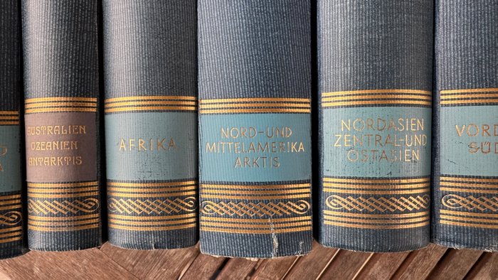 Fritz Klute (Hrsg.) - Handbuch der Geographischen Wissenschaft.  Konvolut von 12 Bänden (von 13) - 1930-1938