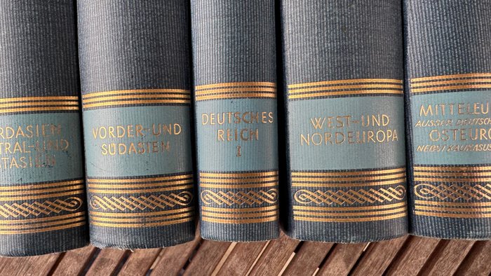 Fritz Klute (Hrsg.) - Handbuch der Geographischen Wissenschaft.  Konvolut von 12 Bänden (von 13) - 1930-1938