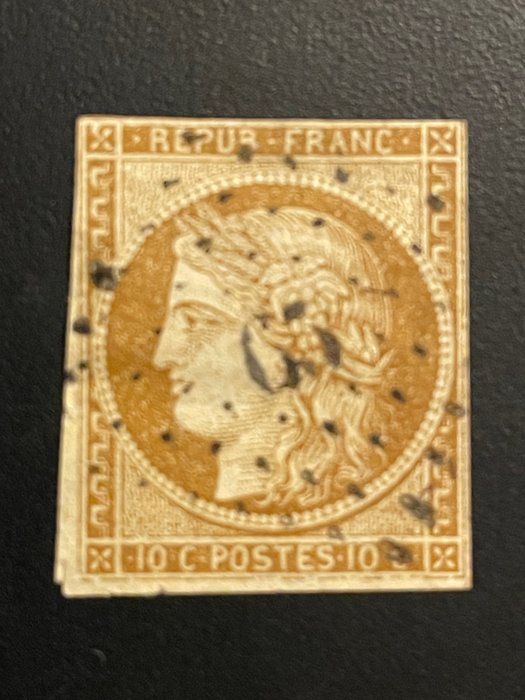 Frankrig  - 1850/1870 Ceres nr. 1,4,5 og 37. - Yvert