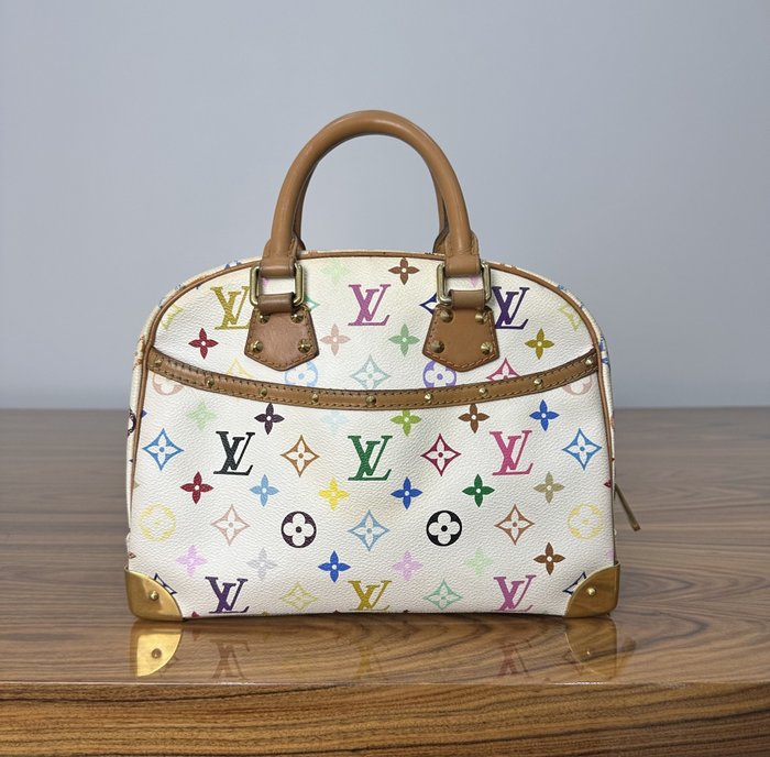 Louis Vuitton - LV x Takashi Murakami - Trouville Monogram White Multicolor - Håndtaske