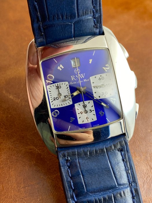 RSW - Blue Valjoux  Chronograpgh - 7750 - Mænd - 1990-1999