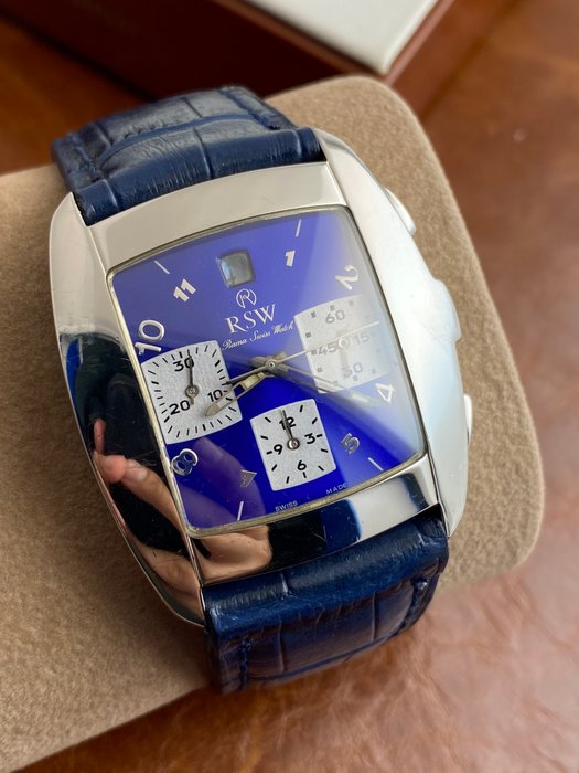 RSW - Blue Valjoux  Chronograpgh - 7750 - Mænd - 1990-1999