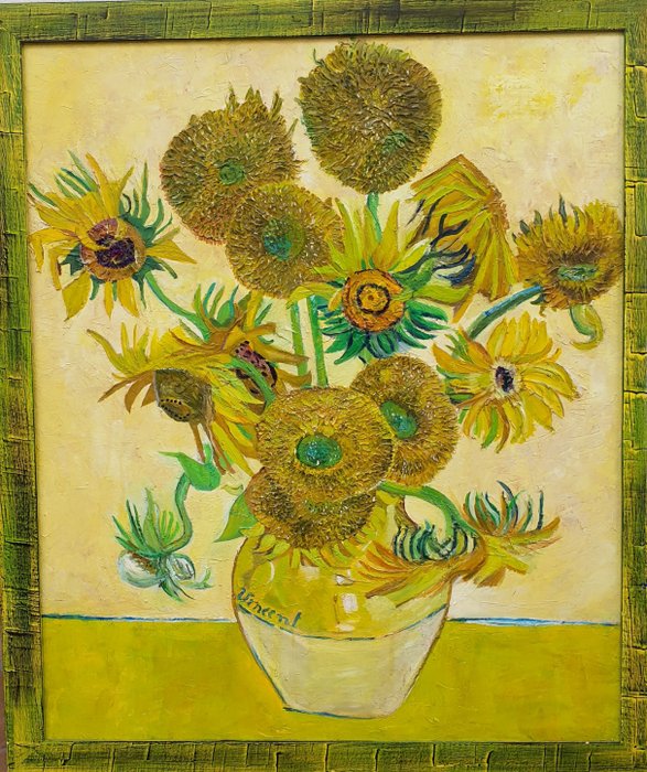 Carlo Capelli (XX-XXI), after Van Gogh - Vaso con 15 girasoli