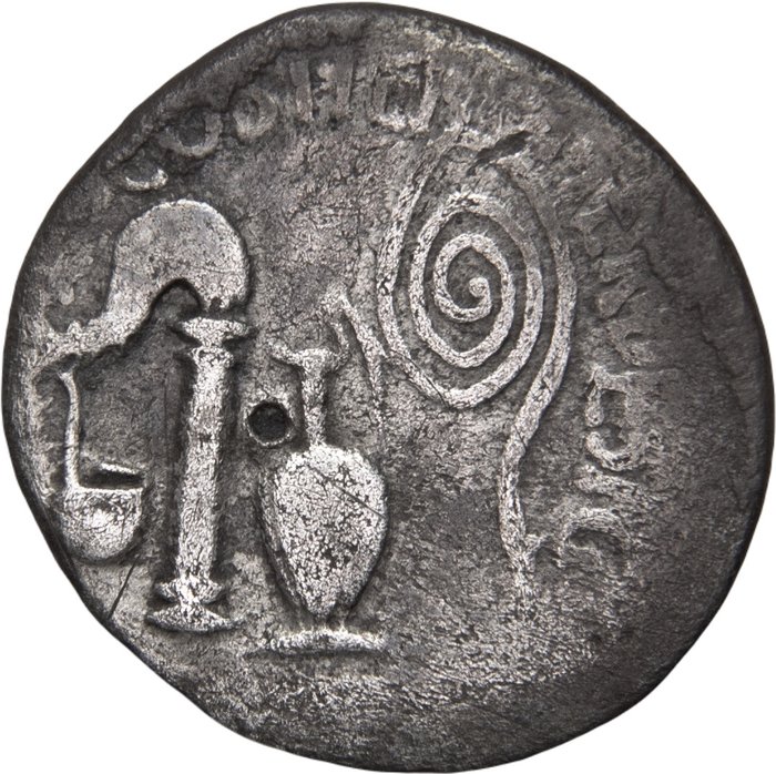 Romerske Republik (Imperatorial) Octavianus Denarius uncertain mint in Italy 37 BC COS ITER•ET•TER•DESIG