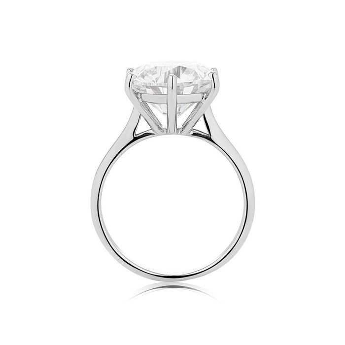 Ingen mindstepris - Ring Platin -  512ct tw Diamant (Laboratoriedyrket) - IGI-certificeret - ideel snit