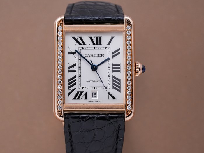 Cartier - Tank Solo XL - W5200026 - Mænd - 2011-nu