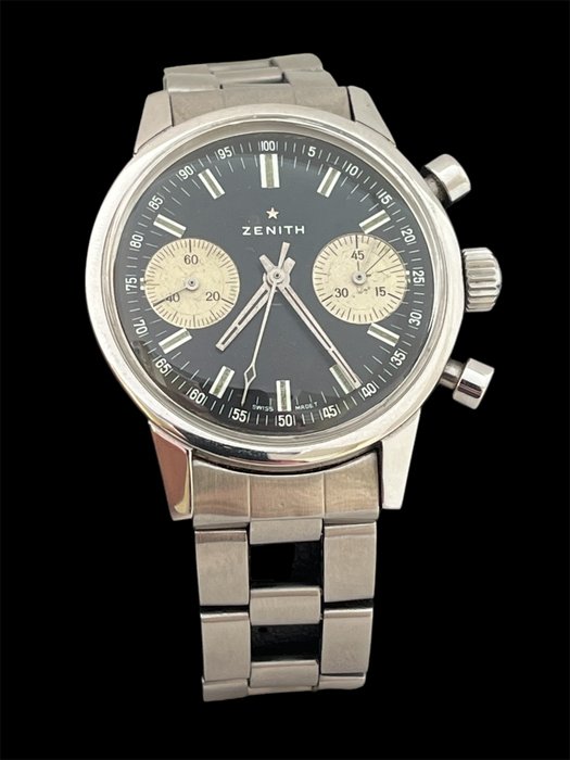 Zenith - Panda Chronograph A278 - A278 - Mænd - 1960-1969