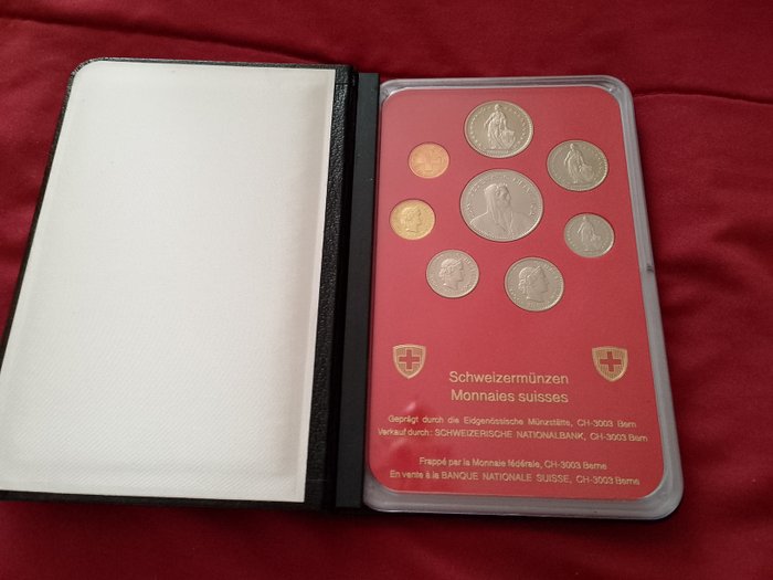 Schweiz. Proof Set 1981  (Ingen mindstepris)