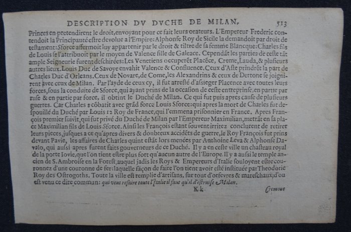 Europa - Italien / Cremona; B. Langenes / P. Bertius / J. Hondius - Cremonensis Ager - 1601-1620