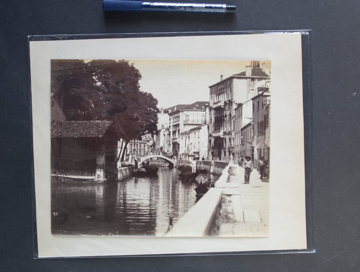 Unknown author - (2x) Venice. Circa 1880