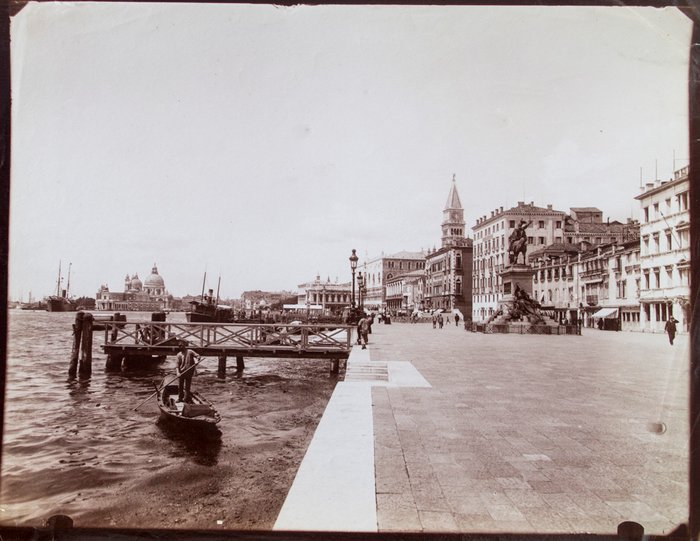 Unknown author - (2x) Venice. Circa 1880