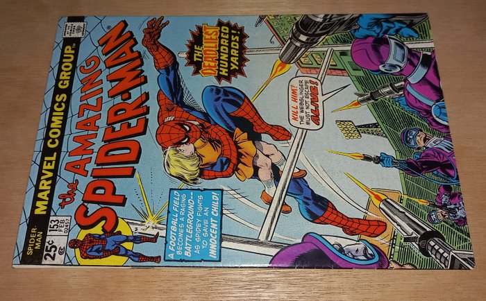 The Amazing Spider-Man #153 - A Bronze Age classic! - 1 Comic - Første udgave - 1976