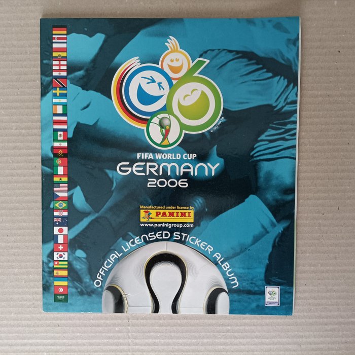 Panini - World Cup Germany 2006 - Minus Messi/Ronaldo - Empty album + (594/596) Incomplete loose sticker set