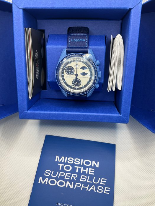 Omega x swatch - Mission to super  blue moonphase august 2024 - Ingen mindstepris - Unisex - 2024