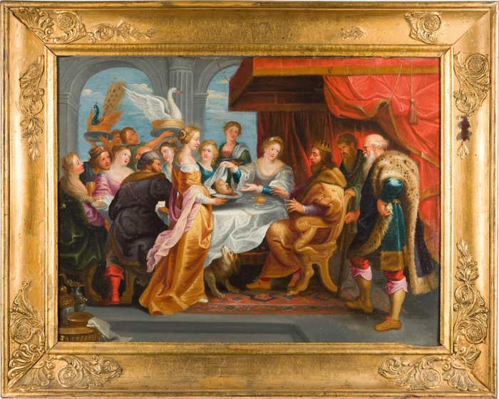 Frans Francken der Jüngere (1581-1642), Circle of - Das Gastmahl des Herodes