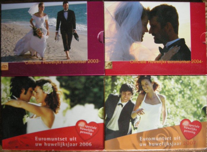 Holland Year Set (FDC) 2002/2015 (9 verschillende sets)  (Ingen mindstepris)