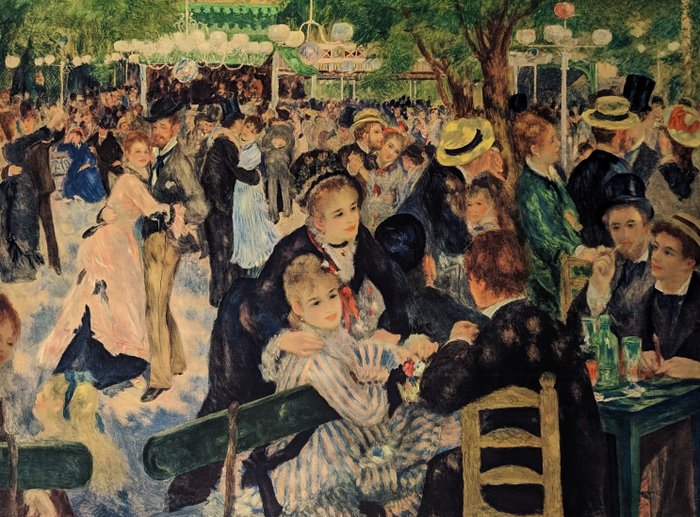 Auguste Renoir (1841-1919) - Bal du moulin de la Galette (1876)