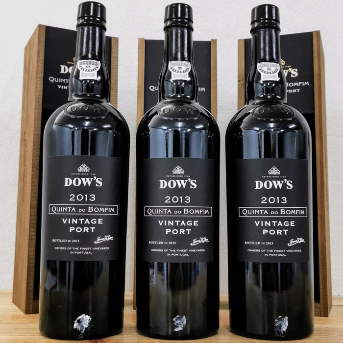 2013 Dow's, Quinta do Bomfim - Vintage Port -  Douro  - 3 Flasker (0,75 L)