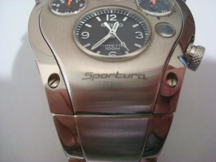 Seiko - Sportura "Jay Leno" 9T82-0A50 - Ingen mindstepris - 9T82-0A50 - Unisex - 2000-2010