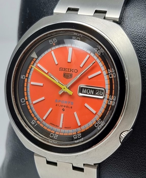 Seiko - Ingen mindstepris - Mænd - Seiko - 5 SPORT JUMBO FEJLFRI SKIVE