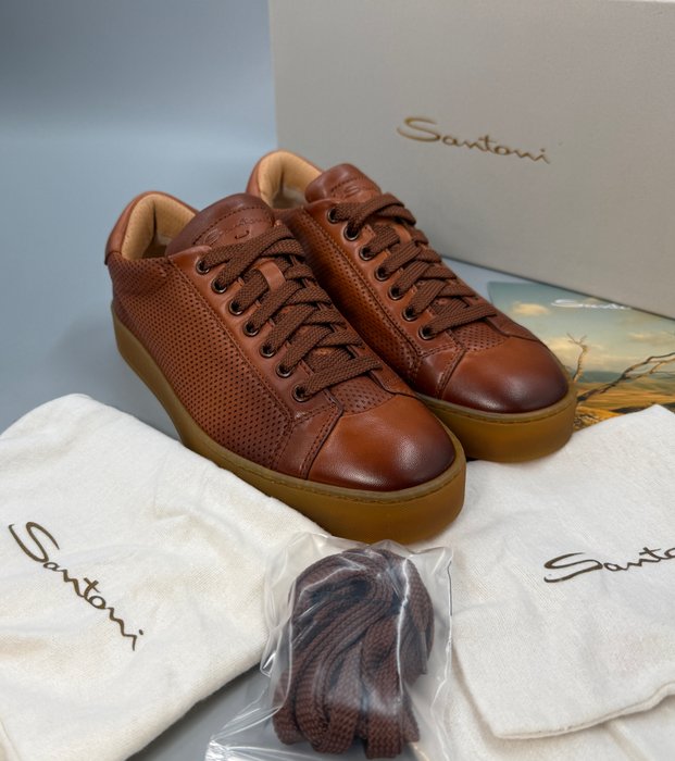 Santoni UK7- No reserve price - Sneakers - Størelse: EU 41.5 - Nyt med labels