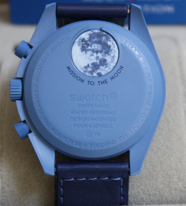 Omega x Swatch - MoonSwatch - Mission to the Super Blue Moonphase - Ingen mindstepris - Unisex - 2011-nu