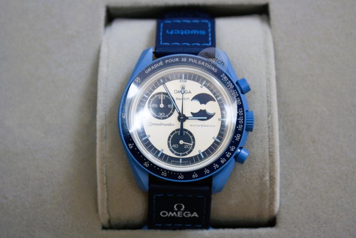 Omega x Swatch - MoonSwatch - Mission to the Super Blue Moonphase - Ingen mindstepris - Unisex - 2011-nu