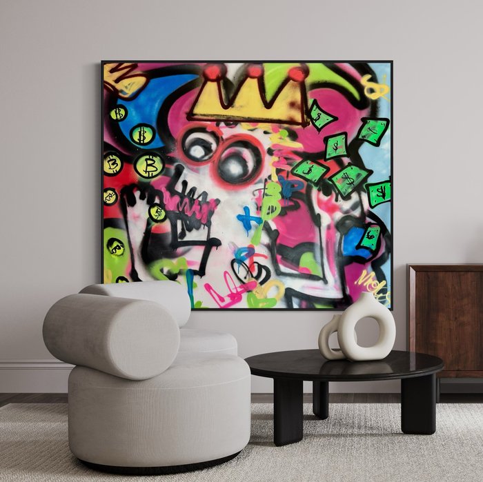 Timo Wedell (1994) - Crypto Ghost Like Basquiat - XXL · No Reserve