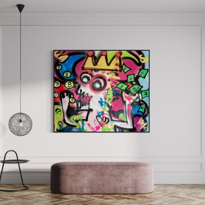 Timo Wedell (1994) - Crypto Ghost Like Basquiat - XXL · No Reserve