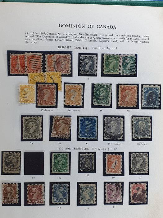 Canada 1868/2004 - Samling i 5 ringbind