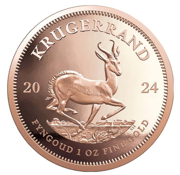 Sydafrika 2024  1 oz Krügerrand Krugerrand Goldmünze Gold Coin (999)