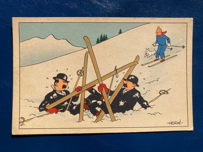 Tintin - Dupont et Dupond aux skis emmêlés - 1942 - 1 Snekort