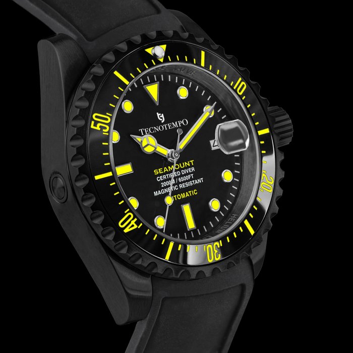 Tecnotempo - "SEAMOUNT" Diver 2000M  - Limited Edition - - Ingen mindstepris - TT.2000S.GBY - Mænd - 2011-nu