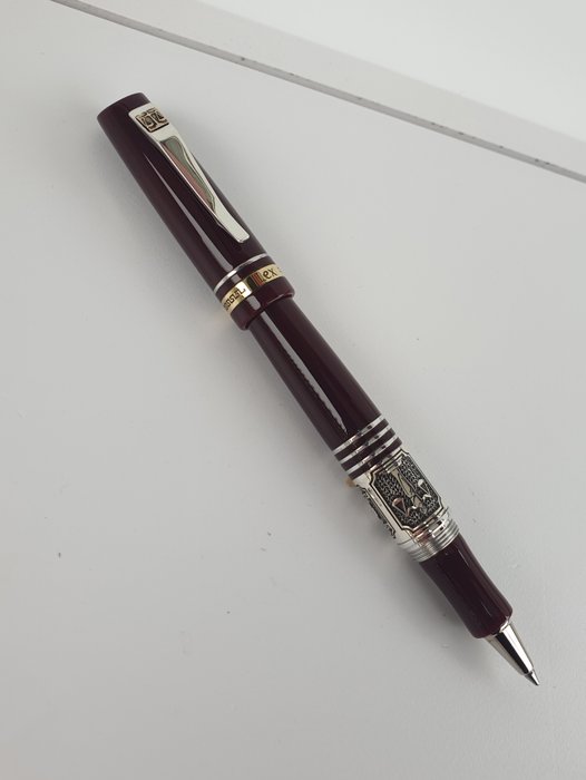 Marlen - Lex Elegance (dedicata alla professione legale) - Special edition in resina e argento - Bordeaux - Rollerpen