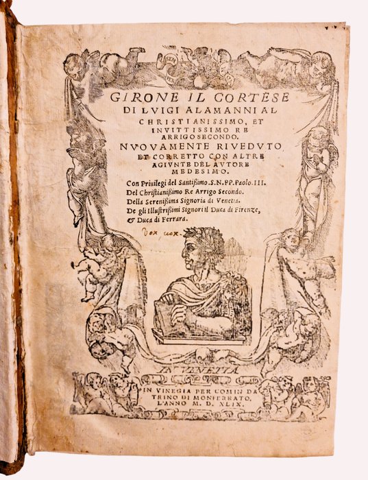 Alamanni - Girone il Cortese - 1549