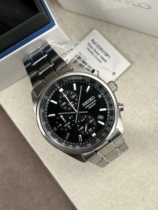 Seiko - Chronograph Date - SSB379P1 - Ingen mindstepris - Mænd - 2011-nu