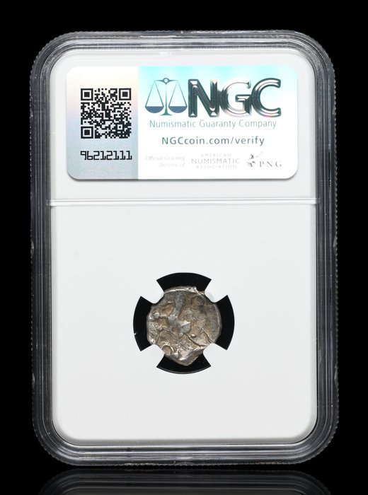 Kelterne, Aedui. Quinarius mid 1st Century B.C. NGC VF  (Ingen mindstepris)