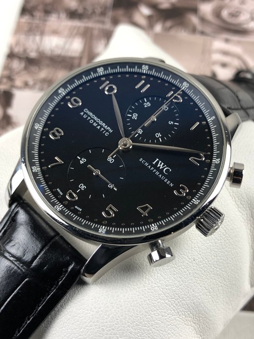 IWC - Portuguese Chronograph Automatic - Ingen mindstepris - IW371438 - Mænd - 2000-2010