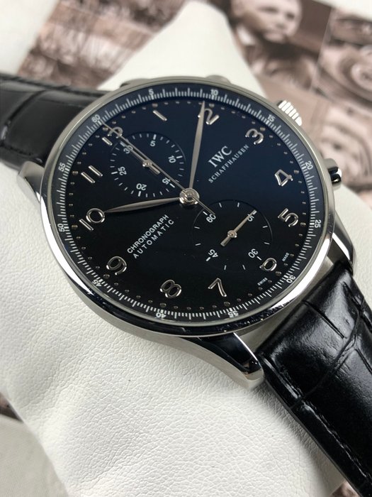 IWC - Portuguese Chronograph Automatic - Ingen mindstepris - IW371438 - Mænd - 2000-2010