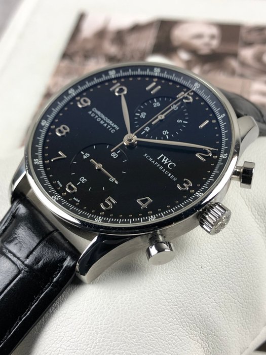 IWC - Portuguese Chronograph Automatic - Ingen mindstepris - IW371438 - Mænd - 2000-2010