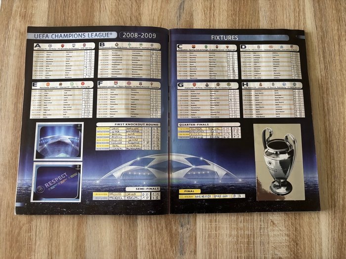 Panini - Champions League 2008/2009 - Complete Album